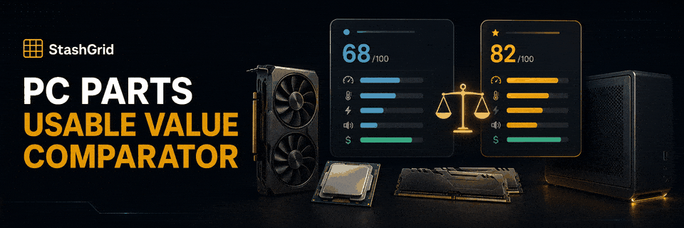 PC Parts Usable Value Comparator — StashGrid